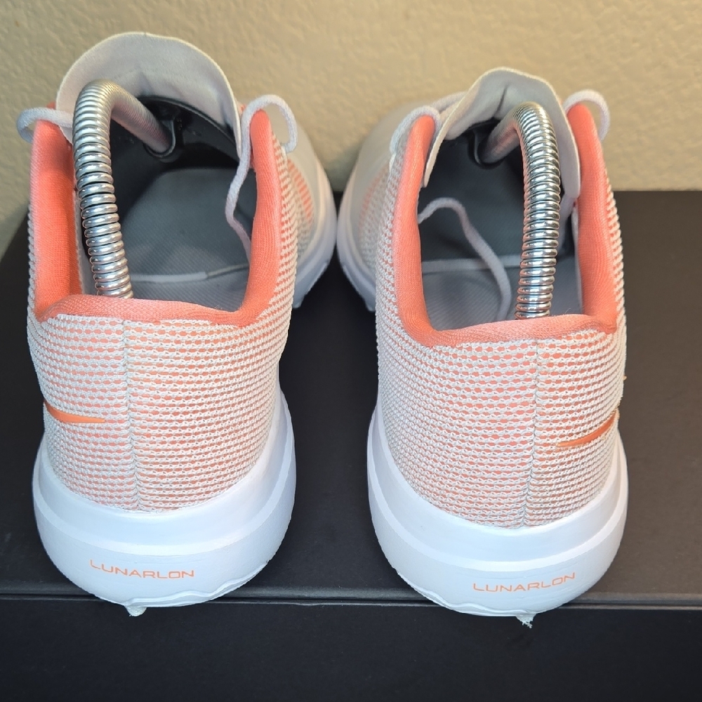 Nike Lunarlon‎ Empress 2 Golf Shoes Women's Size 9 Light Pink and White - Picture 6 of 12